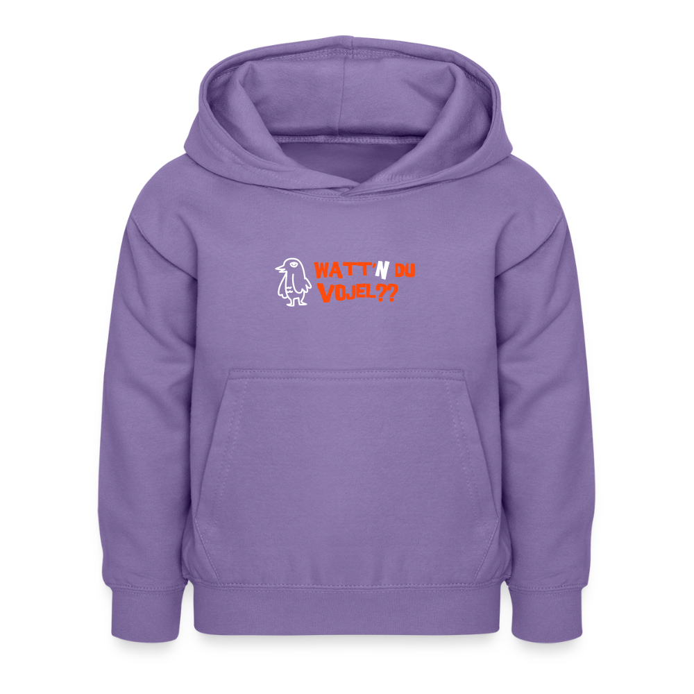 Watt'n du Vojel - Kinder Hoodie - Lavendel