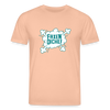 Faxen Dicke! - Unisex Bio T-Shirt - Pfirsich
