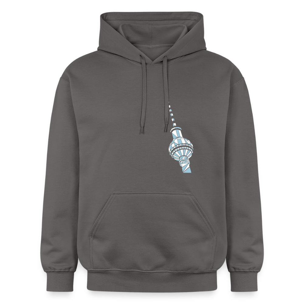 Fernsehturm Geometrie - Hoodie - Dunkelgrau