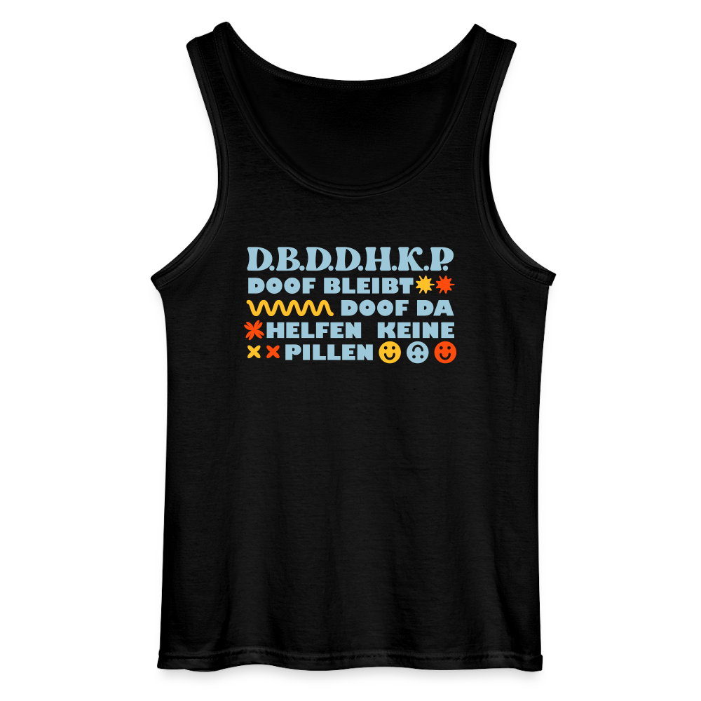 d.b.d.d.h.k.P - Männer Tank Top - Schwarz