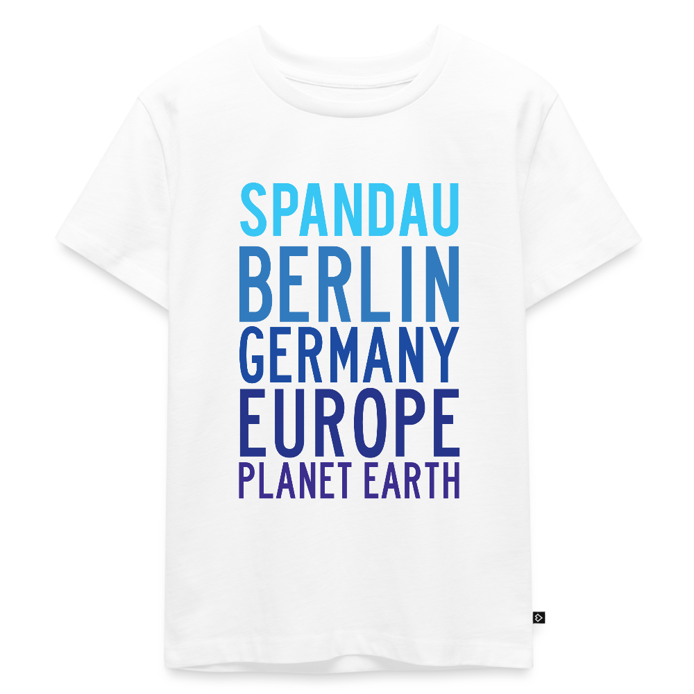 Spandau Planet Earth - Kinder Premium T-Shirt - Weiß