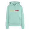 Lächeln beim Nörgeln - Frauen Premium Hoodie - Mint 