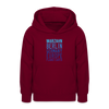 Marzahn Planet Earth - Teenager Hoodie - Bordeaux