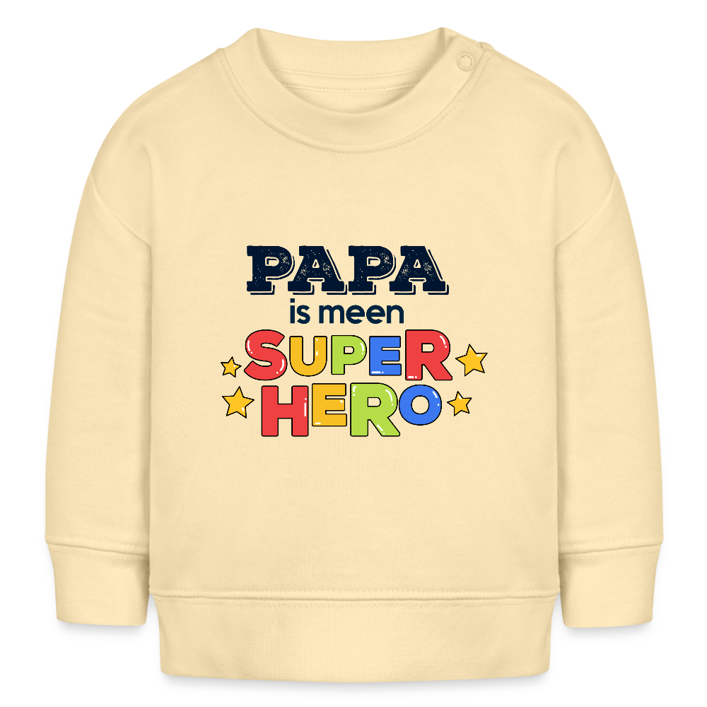 Super Hero - Baby Bio Pullover - Creme