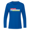 Eilmeldung: Is mir Schnurz Piepe! - Frauen Sport Langarmshirt - Royalblau