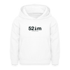 52 m Viktoria Park - Kinder Hoodie - Weiß