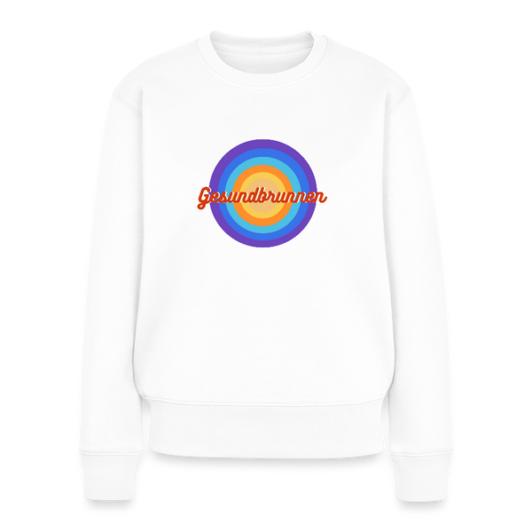 Gesundbrunnen Retro - Frauen Premium Pullover - Weiß
