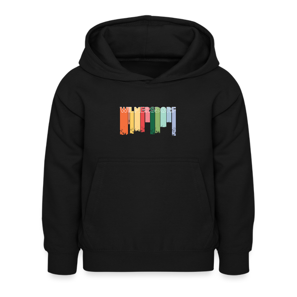 Wilmersdorf Regen - Kinder Hoodie - Schwarz