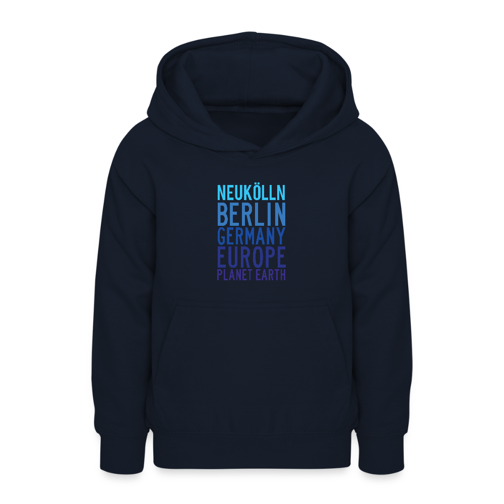 Neukölln Planet Earth - Teenager Hoodie - Navy