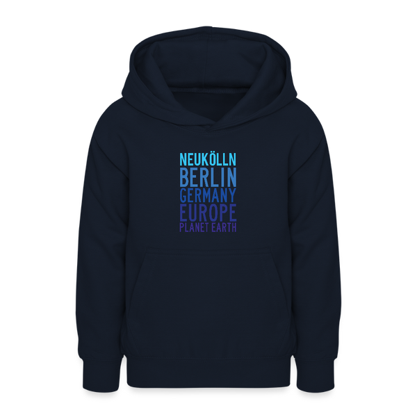 Neukölln Planet Earth - Teenager Hoodie - Navy