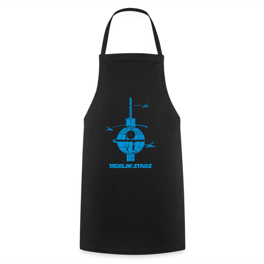Berlin Stars - blau - Kochschürze - Schwarz