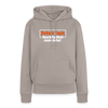 Juten Tach, Backfeifenjesichta! - Frauen Premium Hoodie - Taupe