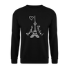 Eiffelturm in Berlin Bonjour - Unisex Pullover - Schwarz