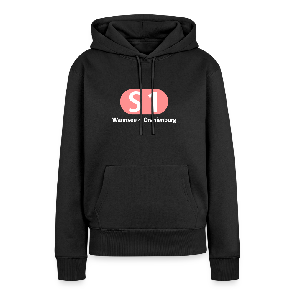 S1 - Frauen Premium Hoodie - Schwarz