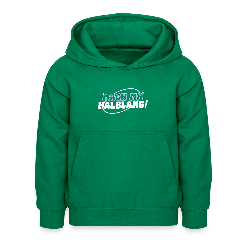 Mach ma’ halblang! - Kinder Premium Hoodie - Kelly Green