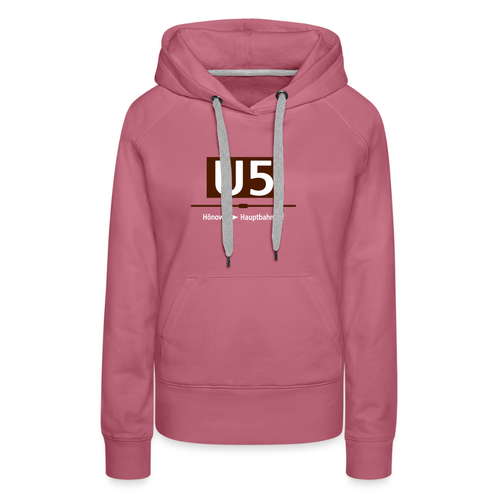U5 - Frauen Premium Hoodie - Malve