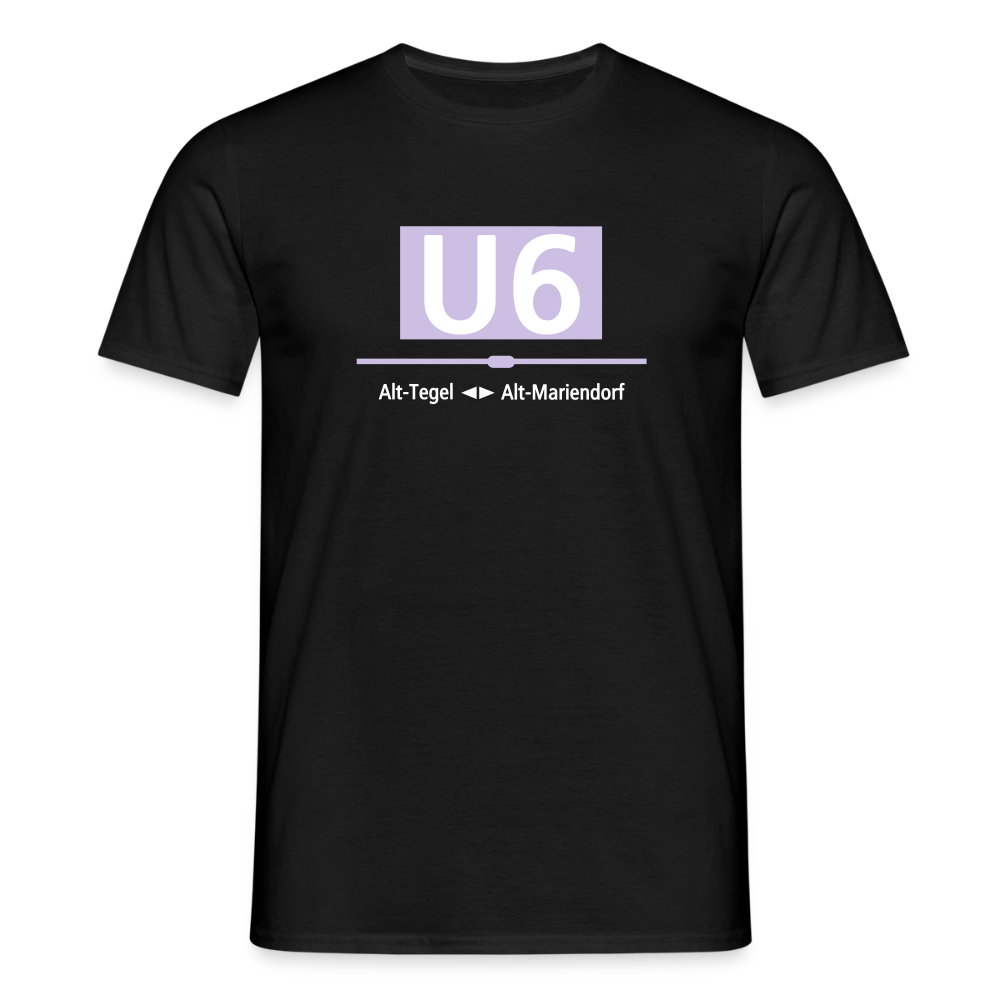 U6 - Männer Premium T-Shirt - Schwarz