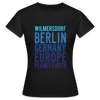 Wilmersdorf Planet Earth - Frauen Premium T-Shirt - Schwarz