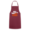 Sex, Drucks & Currywurst - Kochschürze - Bordeaux
