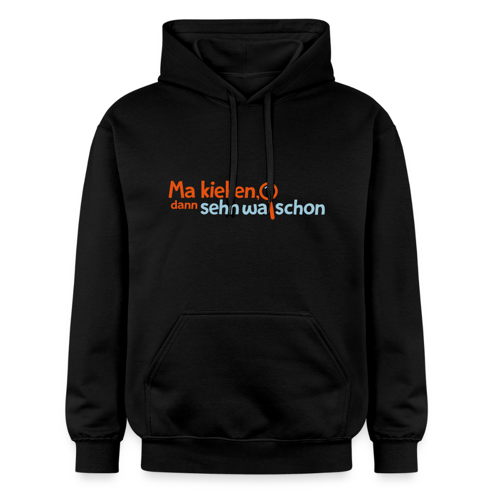 Ma kieken, dann sehn wa schon - Hoodie - Schwarz