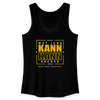 Wat Icke Kann, Kann Keener - Frauen Bio Tank Top - Schwarz
