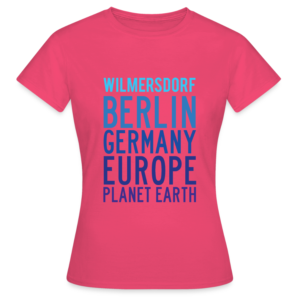 Wilmersdorf Planet Earth - Frauen Premium T-Shirt - Azalea