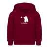 Flitzpiepe - Kinder Hoodie - Bordeaux