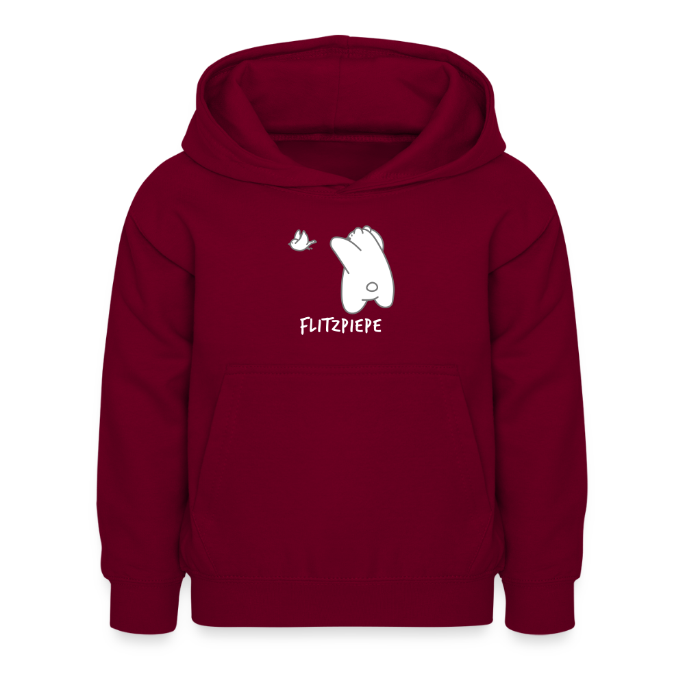 Flitzpiepe - Kinder Hoodie - Bordeaux