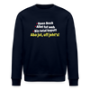 aba jut, uff jeht's! - Unisex Bio Sweatshirt - Navy