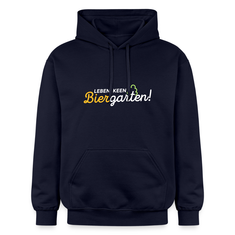 Leben, keen Biergarten! - Hoodie - Navy