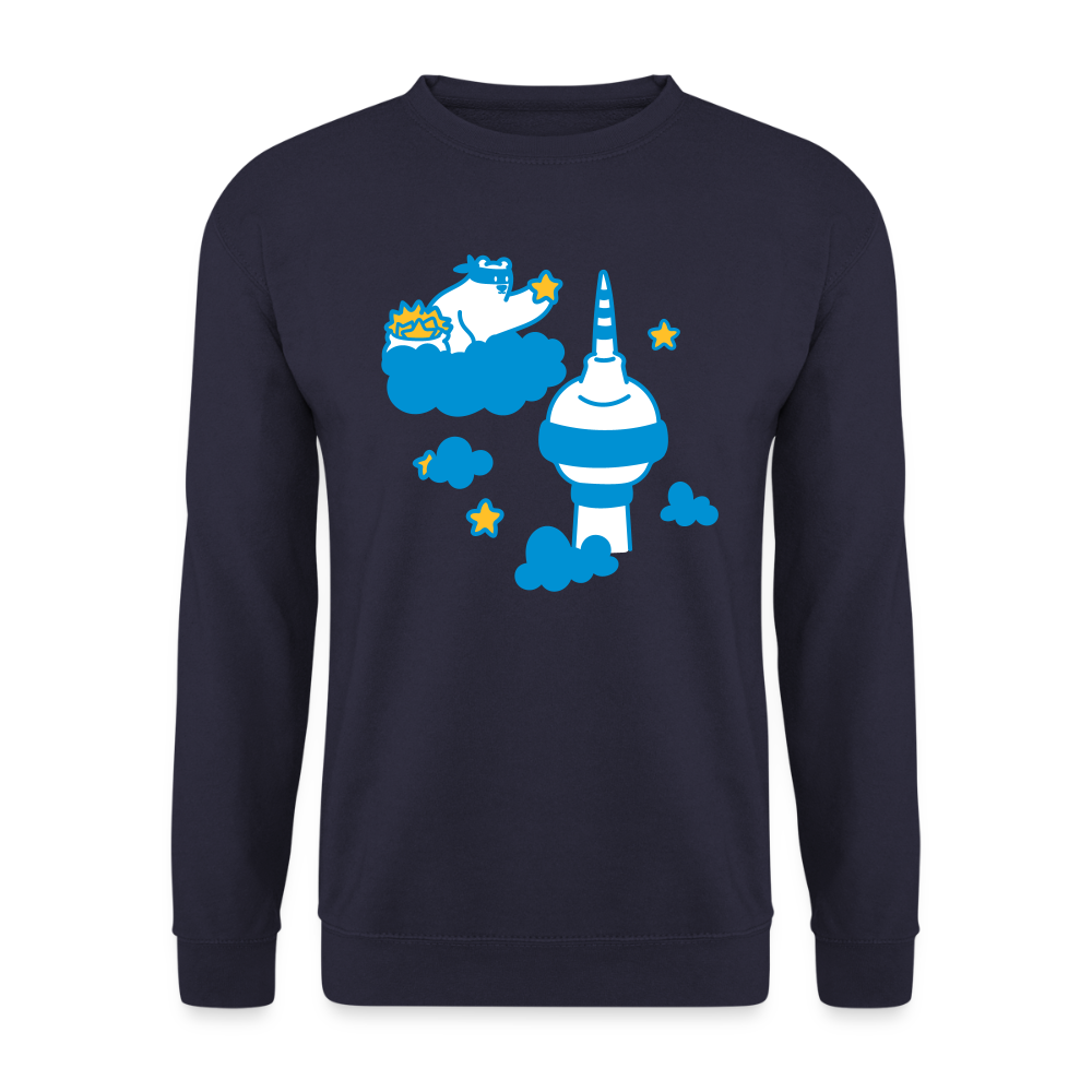 Berliner Bär bei Nacht - Unisex Pullover - Navy