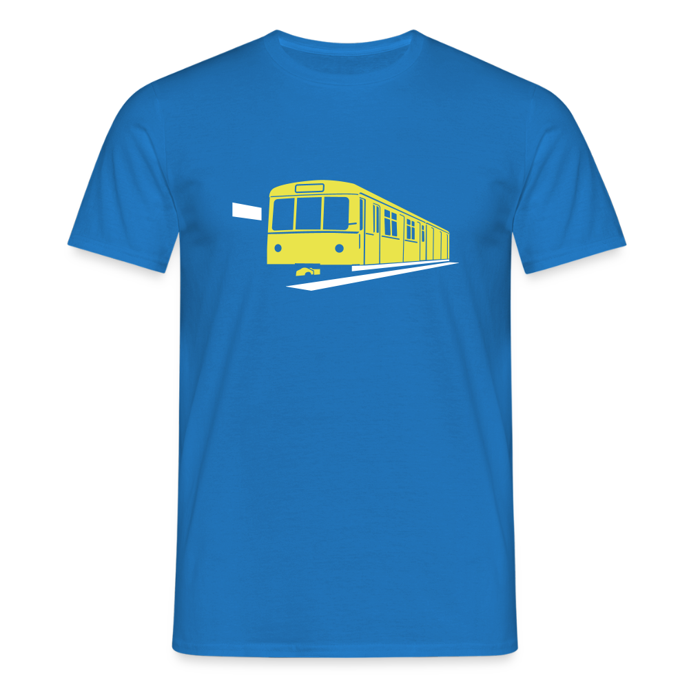 Die U-Bahn kommt - Männer Premium T-Shirt - Royalblau