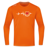 Haupstadt - Männer Sport Langamshirt - Neonorange