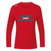Muckis statt Schnuckis - Frauen Sport Langarmshirt - Rot