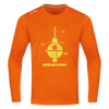 Berlin Stars - Männer Sport Langamshirt - Neonorange