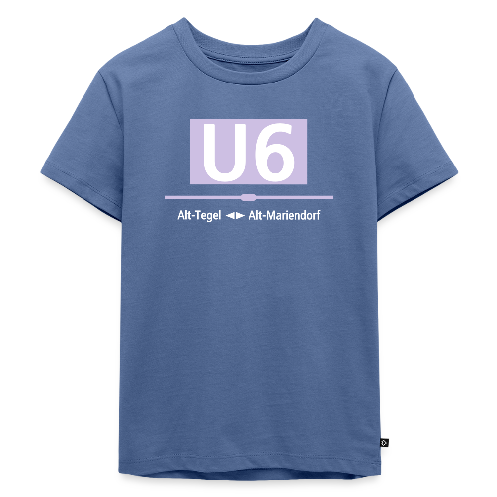 U6 - Kinder Premium T-Shirt - Taubenblau
