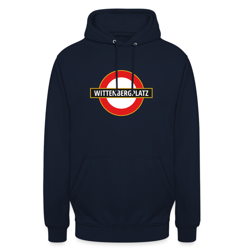 Wittenbergplatz - Unisex Hoodie - Navy