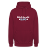 Mein biologischer Hund. - Unisex Hoodie - Bordeaux