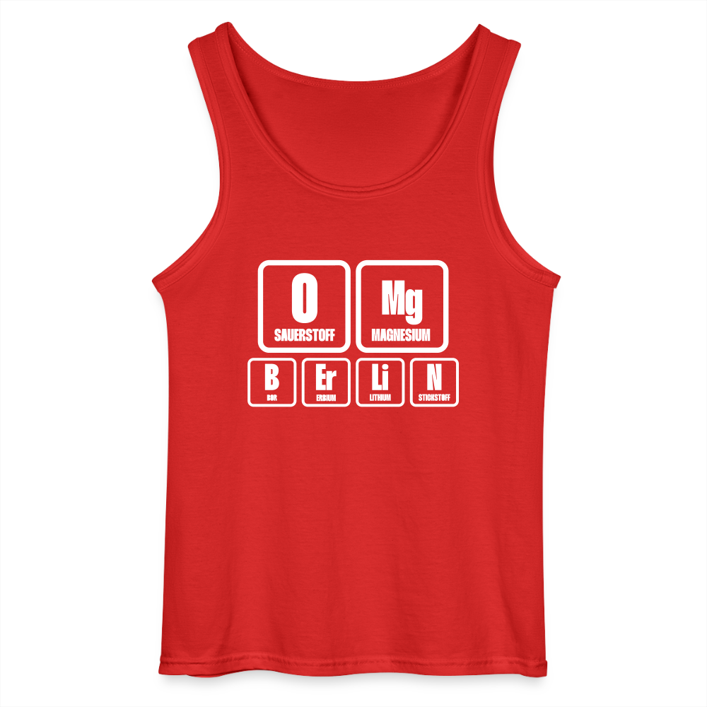 OMG Berlin - Männer Tank Top - Rot