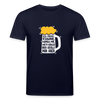 Ick kieke, staune, wunda mir, wie'n kühles Bier jefällt mir hier - Unisex Bio T-Shirt - Navy