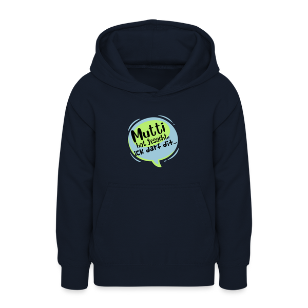 Mutti Hat Jesacht - Teenager Hoodie - Navy
