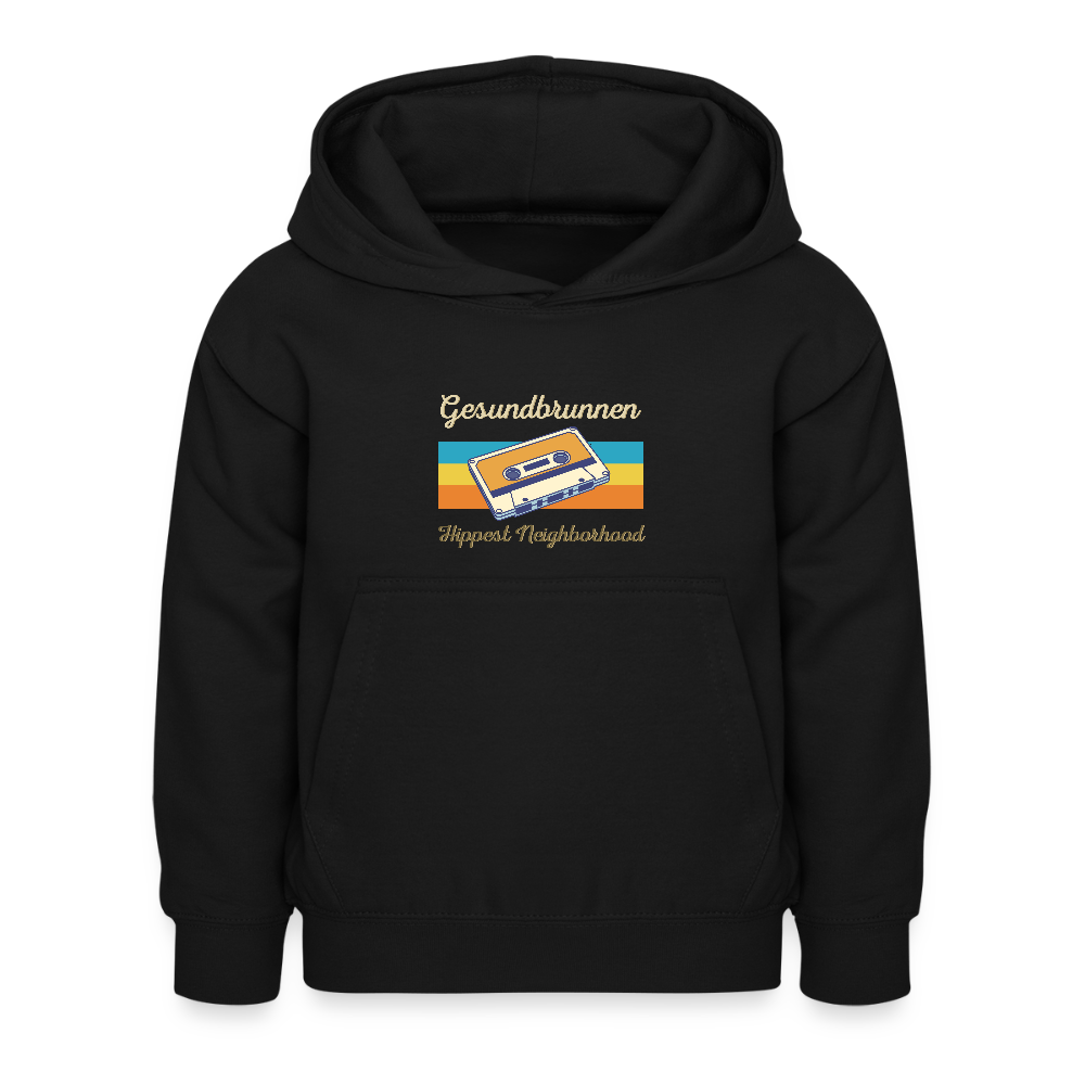 Gesundbrunnen Hippest Neighborhood - Kinder Hoodie - Schwarz