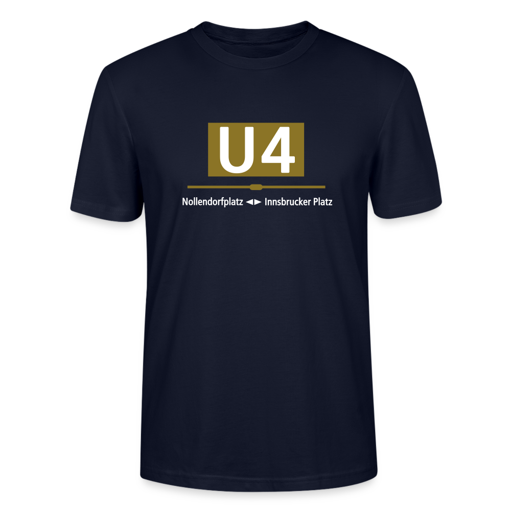 U4 - Männer Bio T-Shirt - Navy