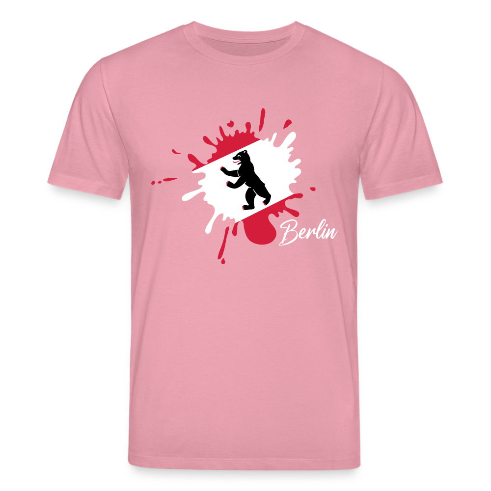 Berlin Klecks Bär - Unisex Bio T-Shirt - Lila Traum