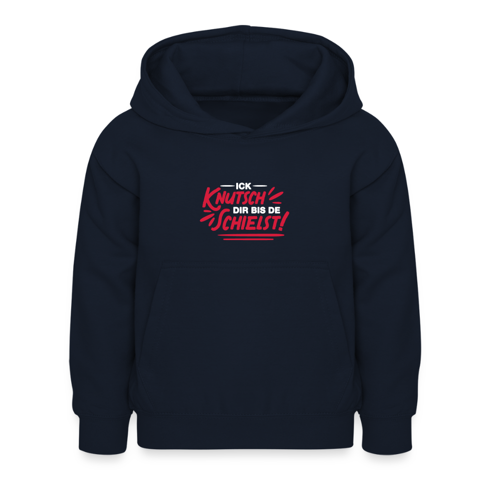 Ick knutsch dir! - Kinder Hoodie - Navy
