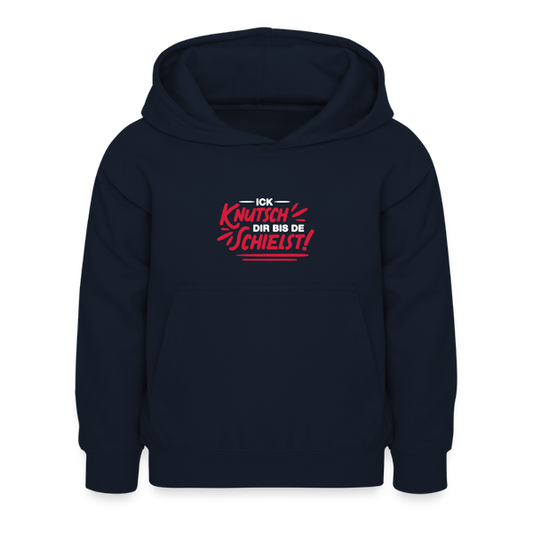 Ick knutsch dir! - Kinder Hoodie - Navy