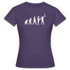 Evolution - Frauen Premium T-Shirt - Dunkellila
