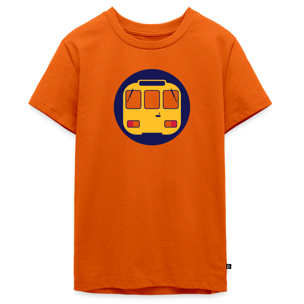 U-Bahntunnel - Teenager Premium T-Shirt - Orange