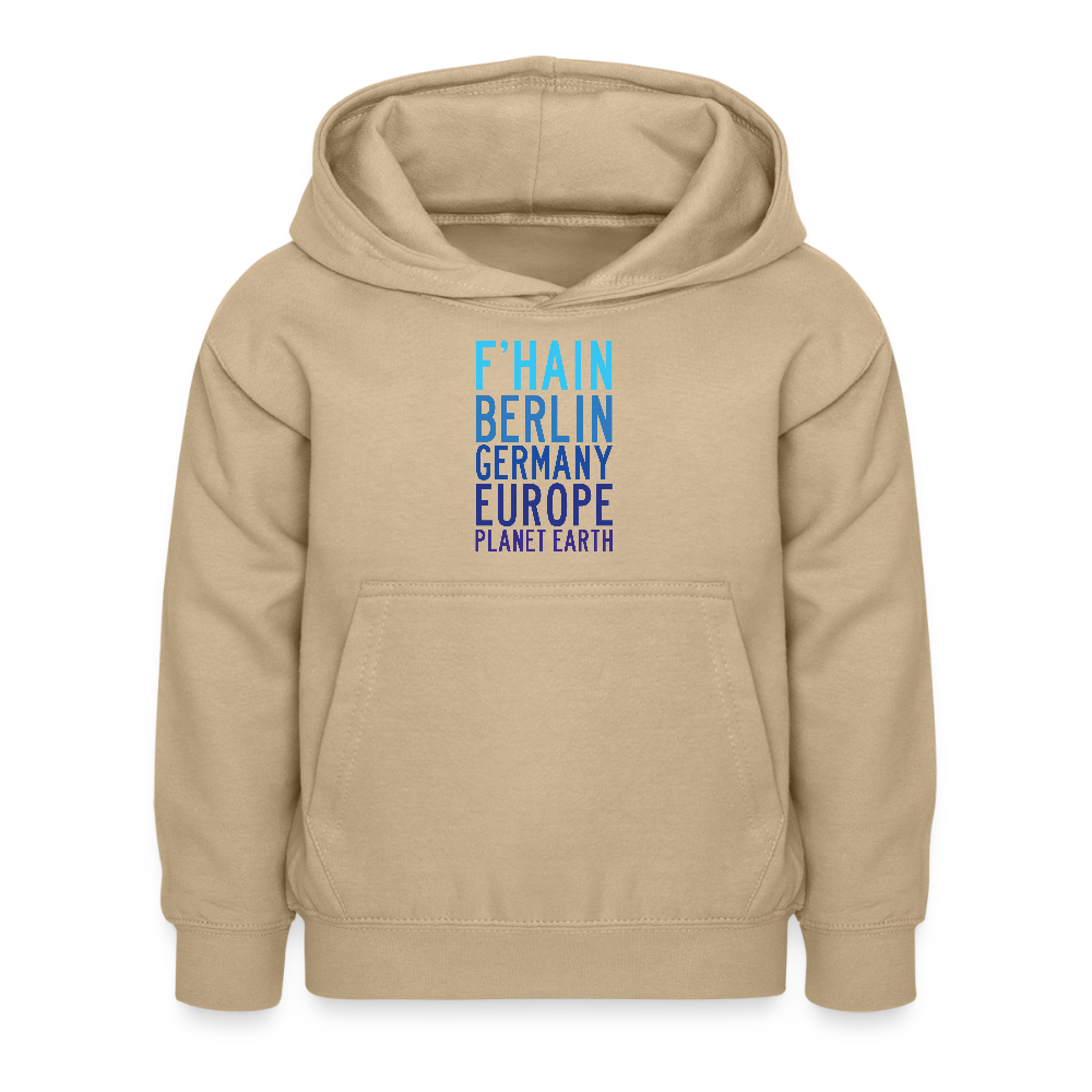 F'hain - Planet Earth - Kinder Hoodie - Sand