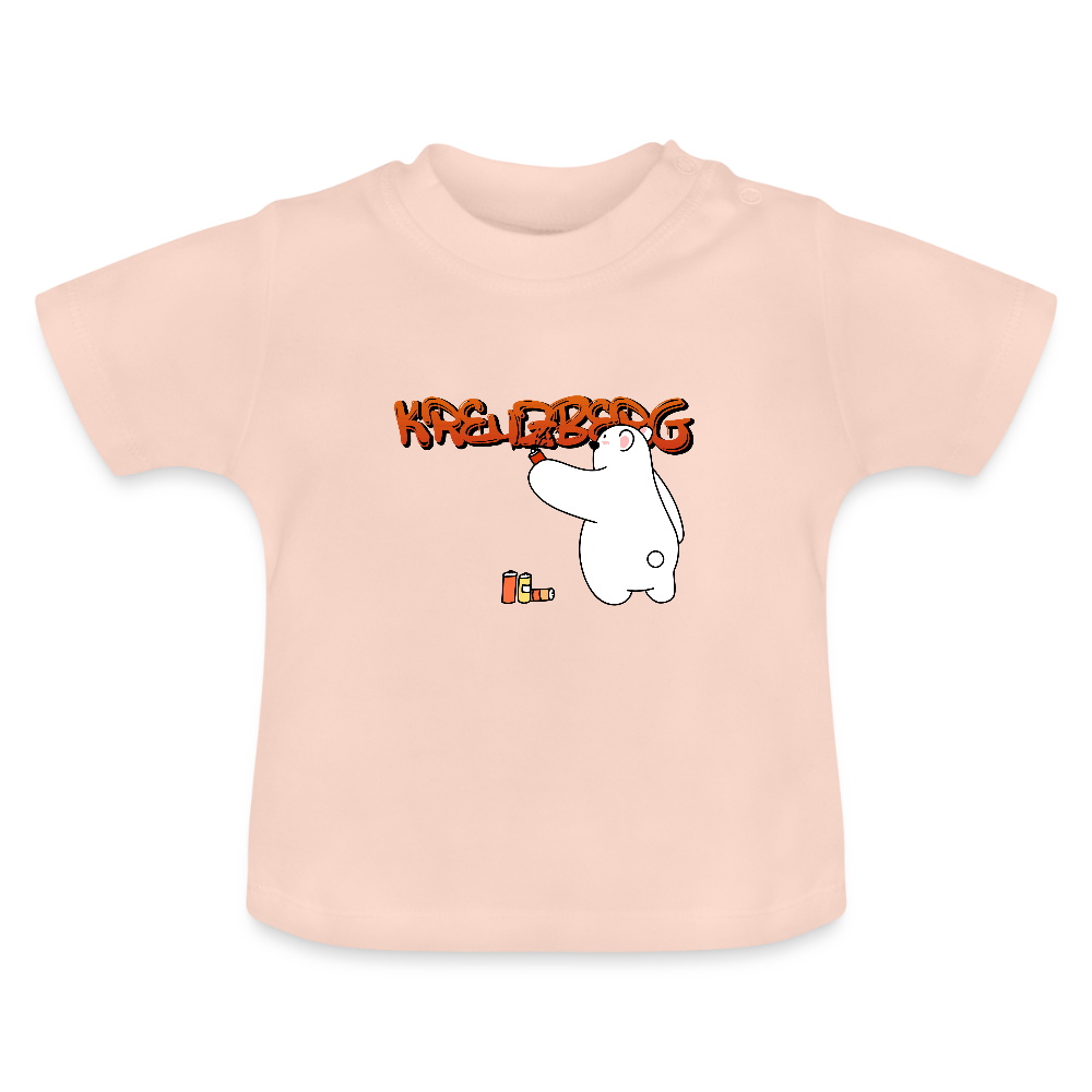 Kreuzberg Graffiti - Baby T-Shirt - Kristallrosa